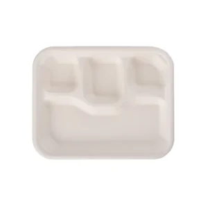ظرف کاغذی باگاس چهارخانه - Image 2