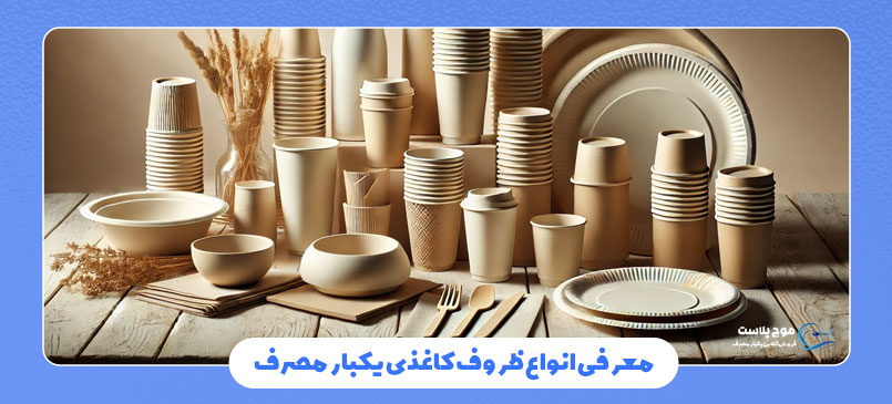 معرفی انواع ظروف کاغذی یکبار مصرف