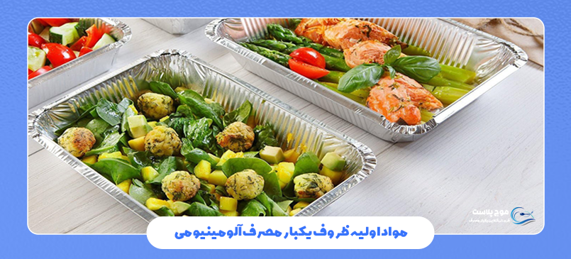 مواد اولیه ظروف یکبار مصرف آلومینیومی
