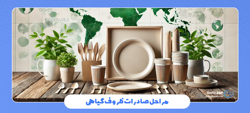 مراحل صادرات ظروف گیاهی