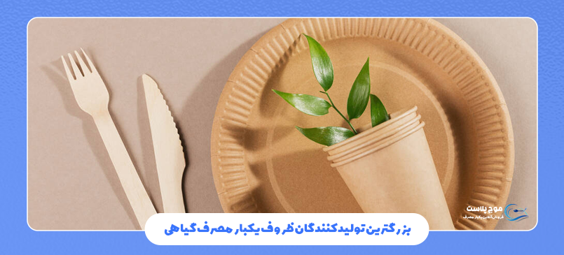 بزرگترین تولیدکنندگان ظروف یکبار مصرف گیاهی