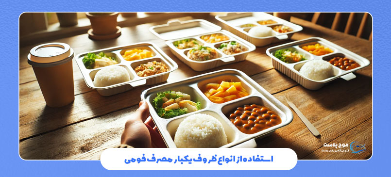 استفاده از انواع ظروف یکبار مصرف فومی