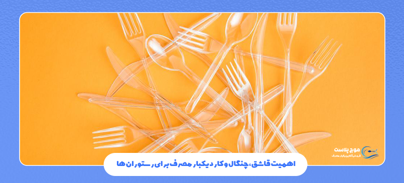 اهمیت قاشق، چنگال و کارد یکبار مصرف برای رستوران ها