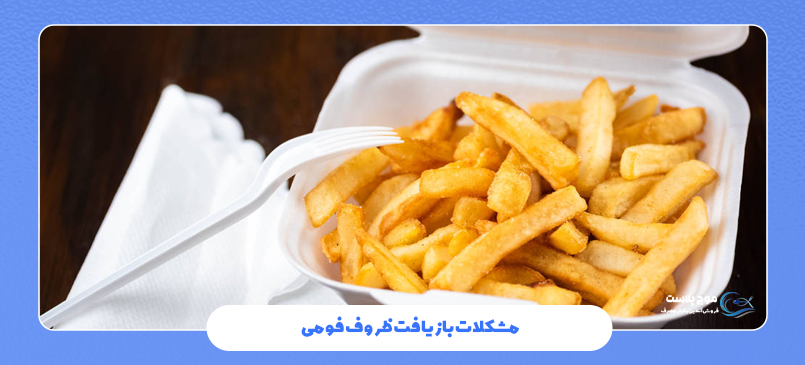 مشکلات بازیافت ظروف فومی