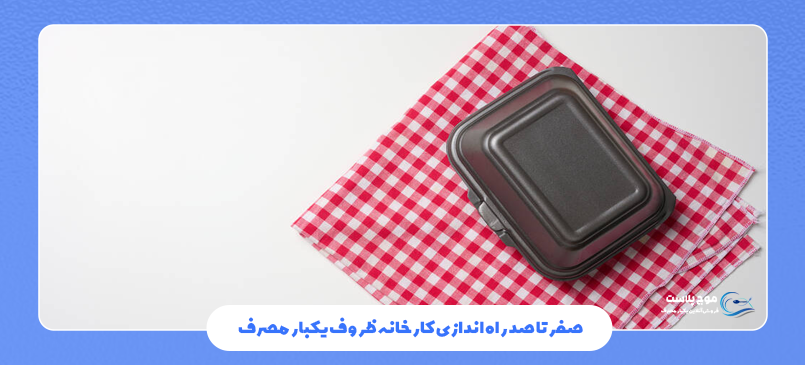 صفر تا صد راه اندازی کارخانه ظروف یکبار مصرف