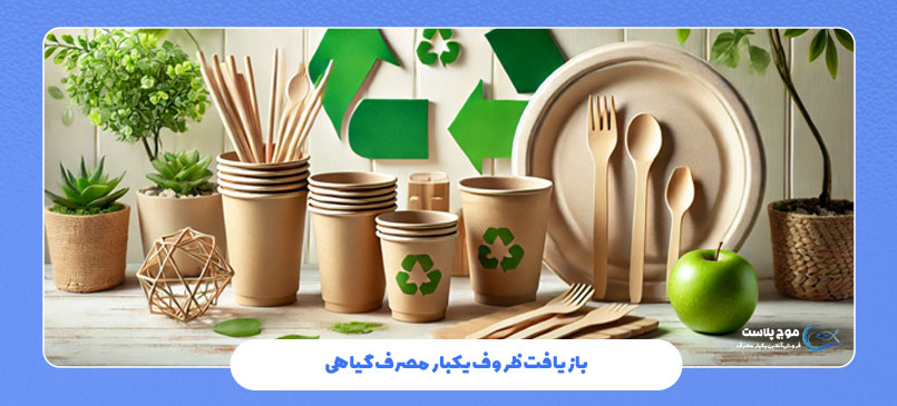 فرآیند بازیافت ظروف یکبار مصرف گیاهی