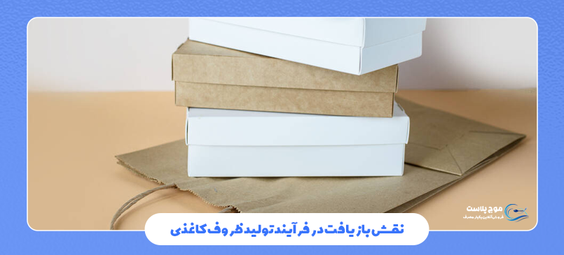 نقش بازیافت در فرآیند تولید ظروف کاغذی