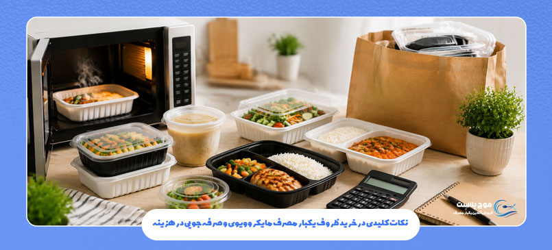 نکات کلیدی در خرید ظروف یکبار مصرف مایکروویوی و صرفه‌جویی در هزینه